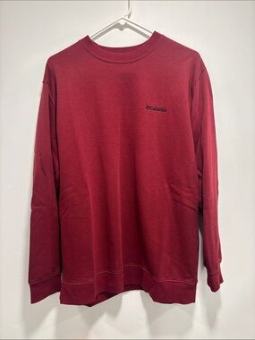 Columbia Wine Red Crewneck Sweatshirt Large
